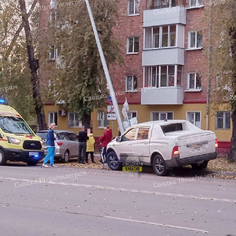 ДТП в Абакане Авария произошла в районе улицы Павших...