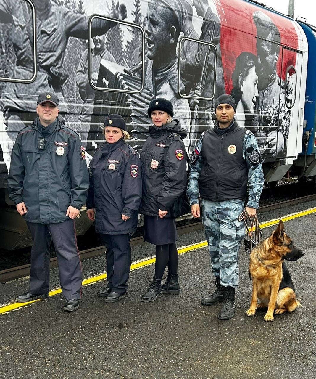 В Красноярский край прибыл «Поезд Победы» 