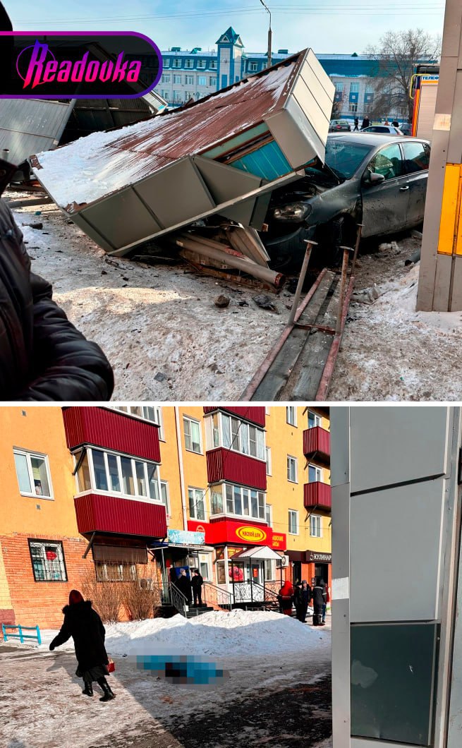 21-летняя водительница снесла остановку в Кургане и насмерть задавила женщину 