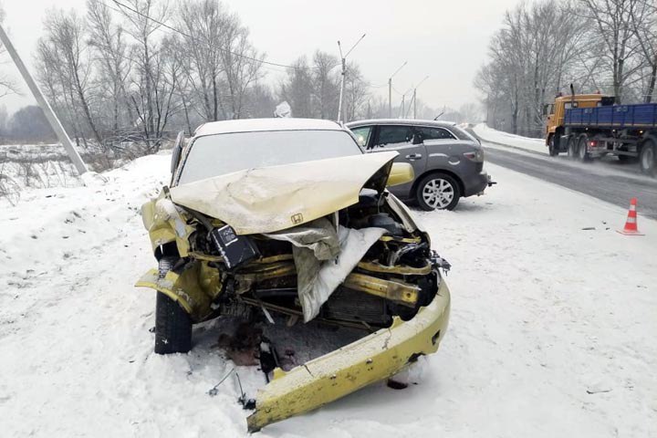 Жёсткое ДТП на трассе Абакан - Ак-Довурак: к...