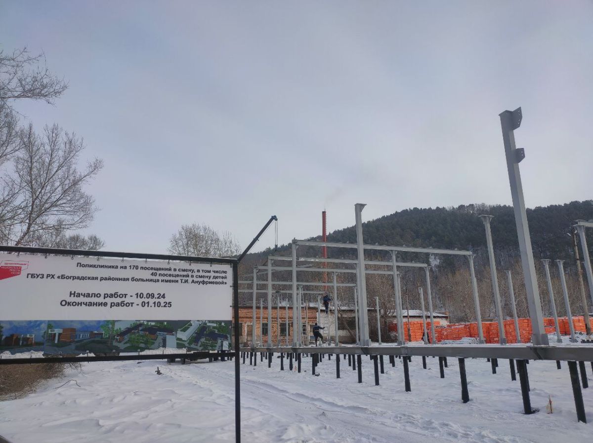 В Бограде продолжается строительство новой поликлиники