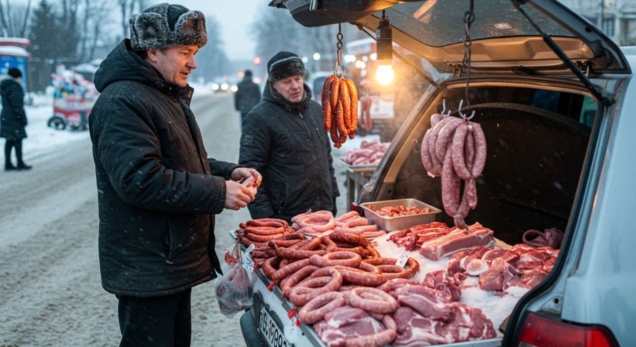 78 килограммов мяса изъяли у незаконно торгующих граждан в Ленинском районе Новосибирска