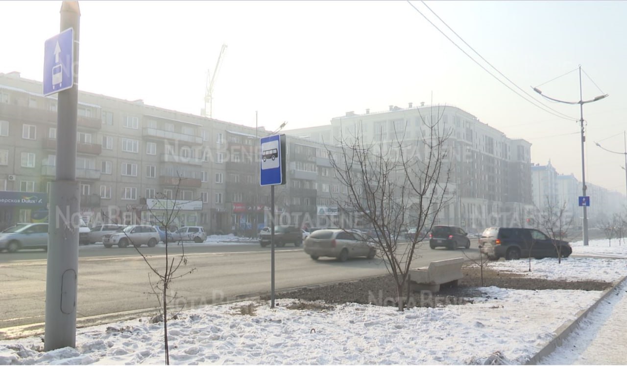 На Кирова появилась «выделенка» для автобусов. На участке...