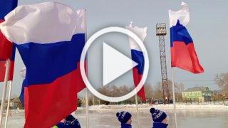 Патриотический флешмоб в Усть-Абаканском районе в поддержку армии