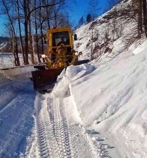 В Курагинском районе частично перекрыли трассу