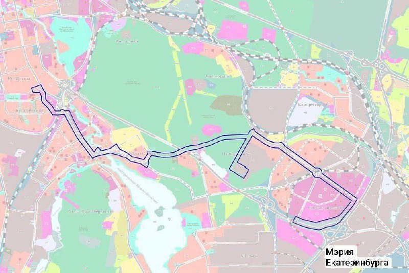 В Екатеринбурге появится новая 14,2-километровая...