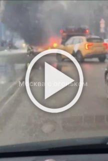 На Вагоноремонтной сгорел трактор. Никто не пострадал....