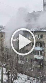 На Мира в пятиэтажке произошел пожар