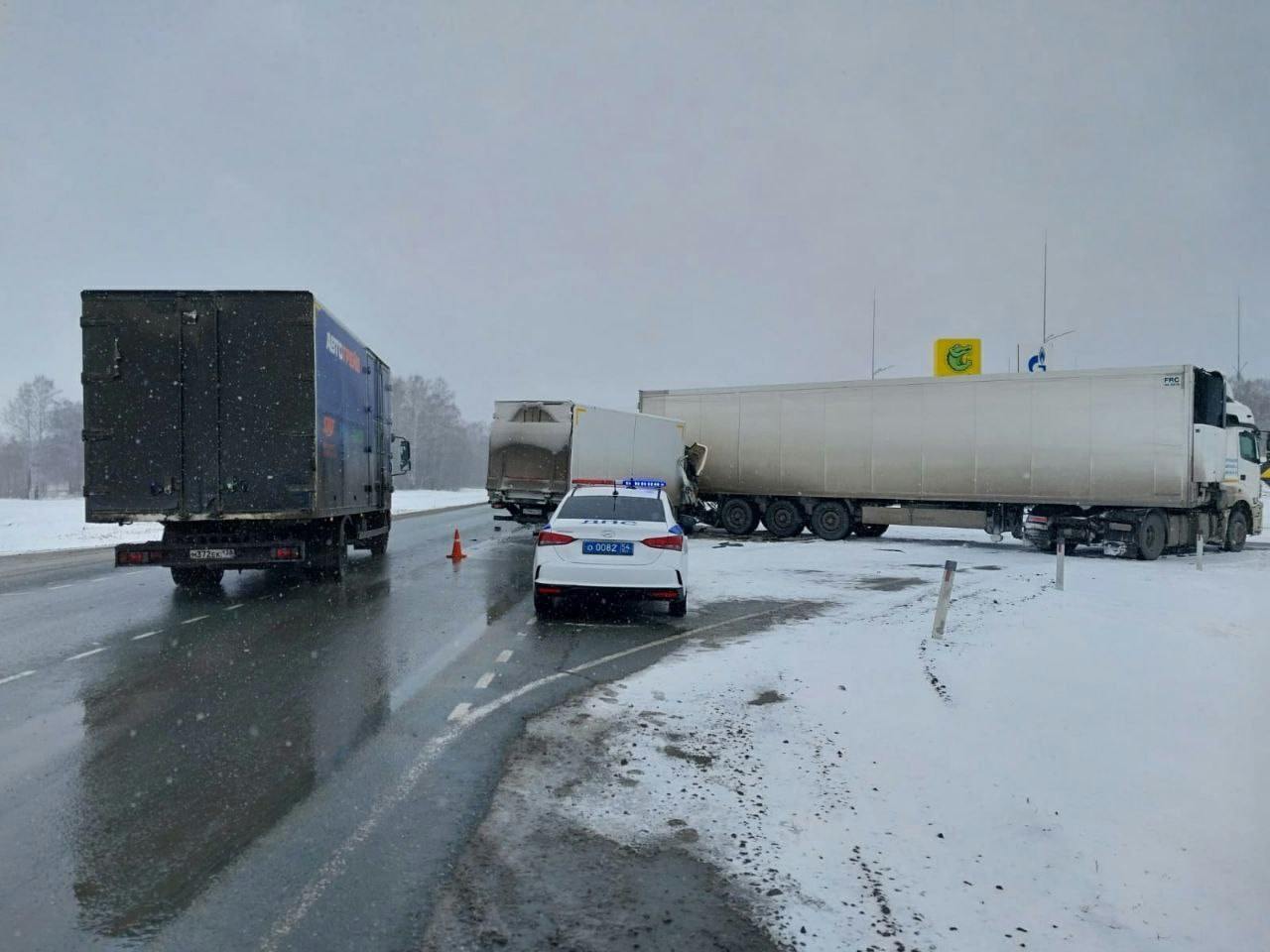 В Болотнинском районе погиб водитель грузовика