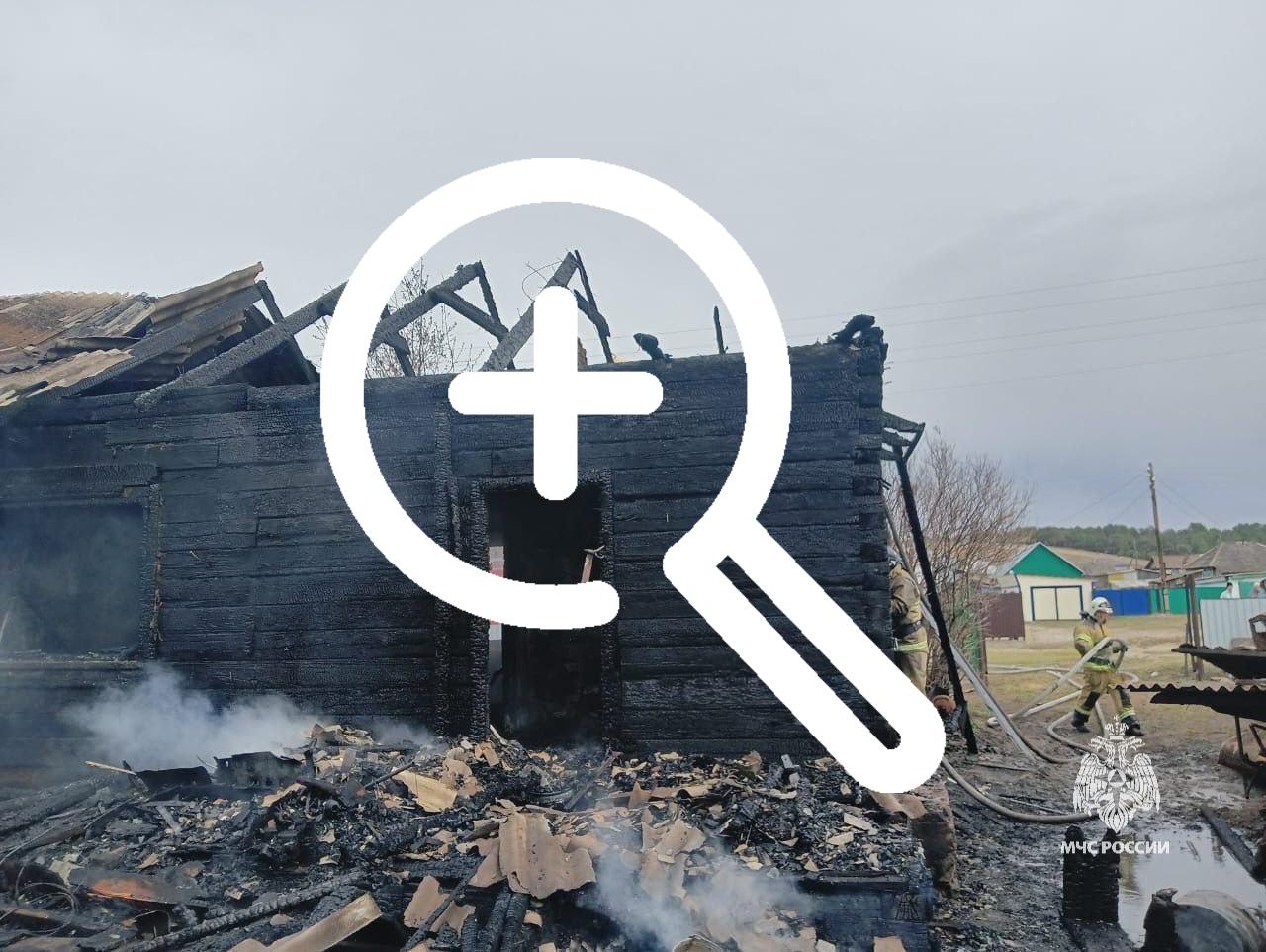 В Красноярском крае в пожаре из-за сигареты погибли мужчина и женщина