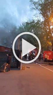 Пожар произошел в помещении сауны на улице Вучетича