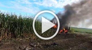 ❗️Результат прилета русского fpv- дрона по...