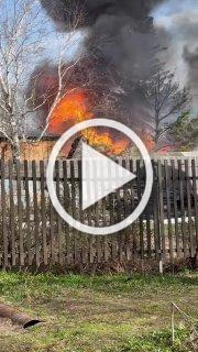 Дом и машина сгорели в селе Каменка. Произошло это в СНТ «Калинка».