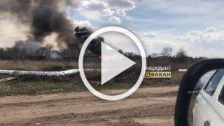 В Расцвете горят нежилые постройки, сообщает очевидец. 🇷🇺...