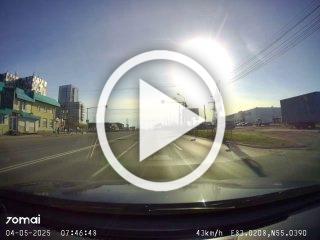 Водитель седана ZAZ Lanos на Гусинобродском шоссе...