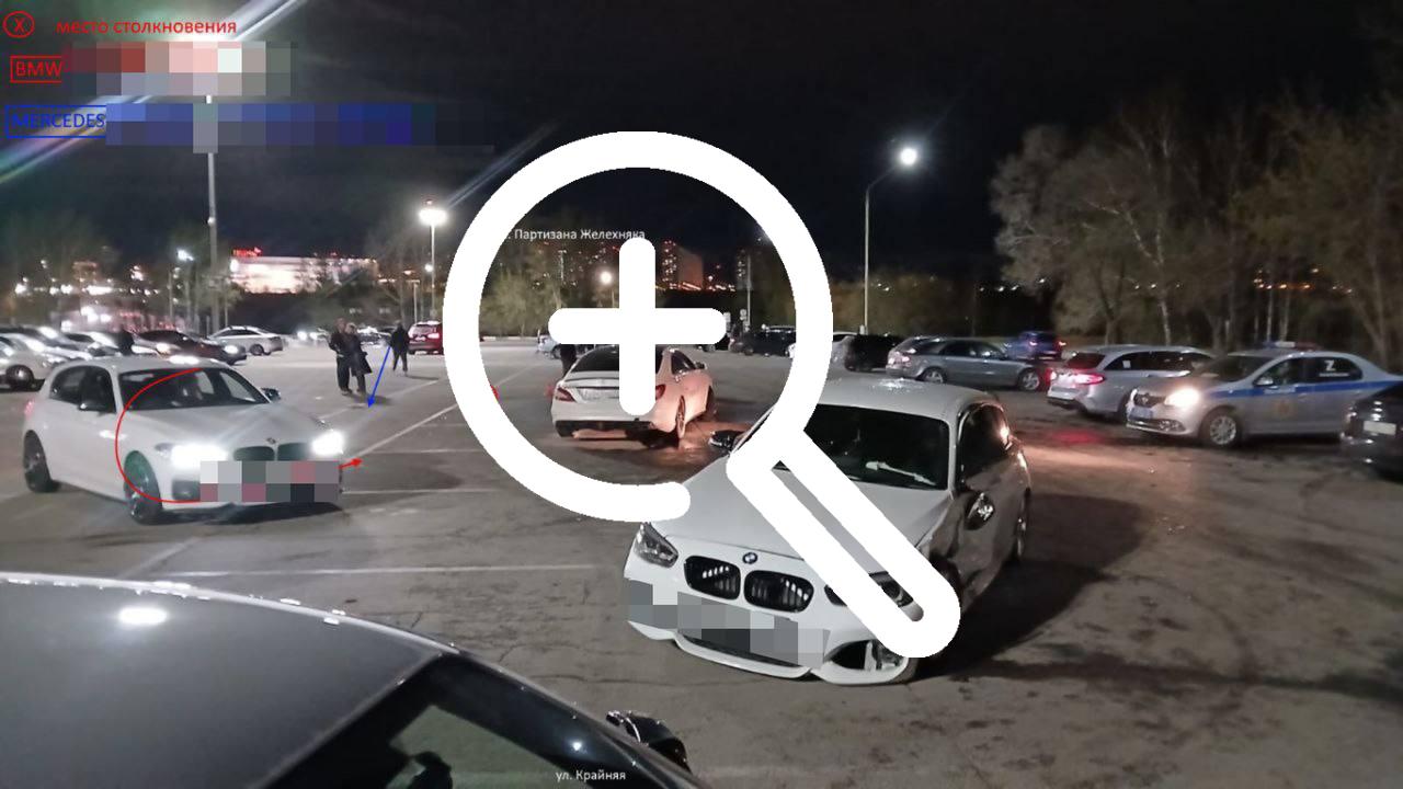 Информация о ДТП на острове Татышев: Вечером на парковке...