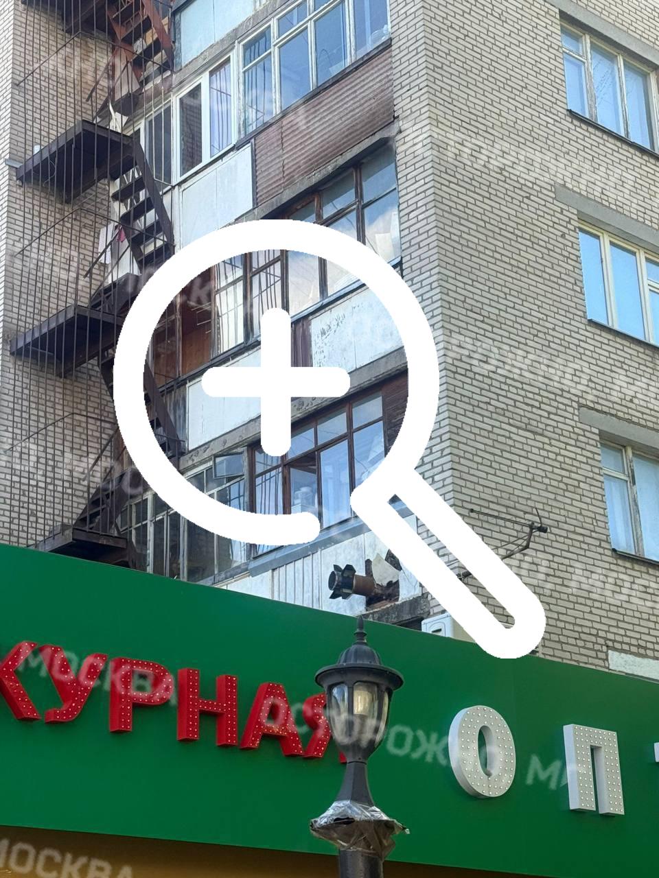В Подольске из-за снаряда в балконе жителей дома...
