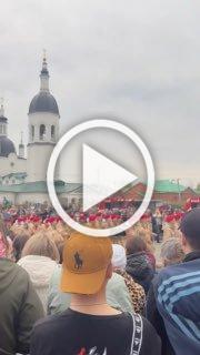 А вот так сегодня прошел парад ко Дню Победы в нашем...