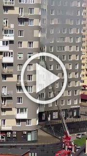 Пожар произошел в квартире на Туристской улице. 🇷🇺...