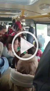 В маршрутках из города просто нет места.