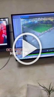 В Петербурге мужчина испортил окна языковой школы из-за флага Великобритании. Он залил их краской и нанес букву Z.
