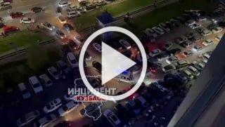 На Притомском проспекте во время массовых мероприятий...