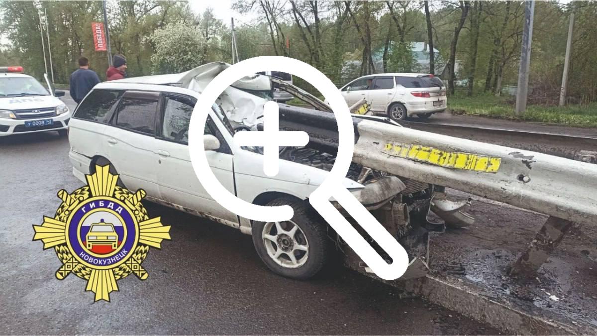 Жёсткое ДТП произошло на въезде в Новокузнецк.