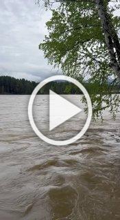 В Абазе подтопило 10 участков на ул. Красноармейская. И...