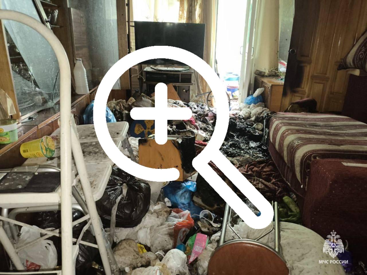 Сегодня при пожаре в квартире в Брянске спасены 5 человек, 1 травмирован