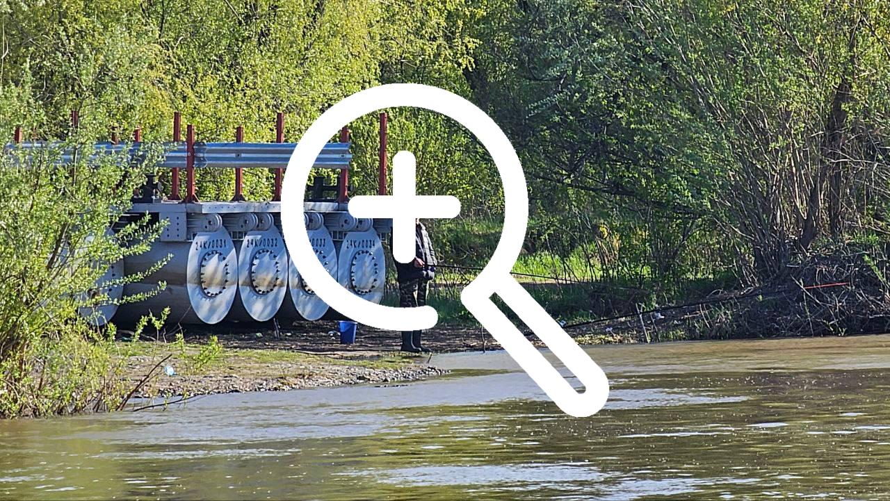 Дата установки наплавного моста через Чулым по-прежнему неизвестна