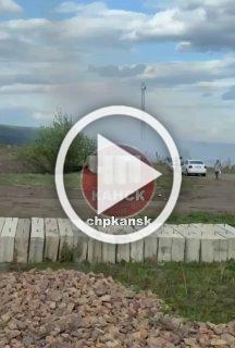 От подписчика. Ул. Краевая. пал травы или лесное...