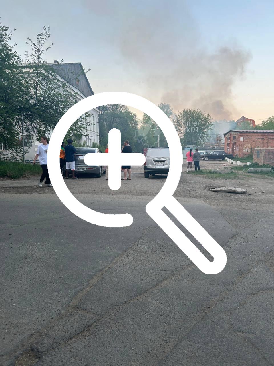 Загорелась стройка в Студгородке. 🇷🇺 Источник: ЧП Иркутск