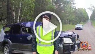В Шушенском районе 13-летний школьник перевернул джип...