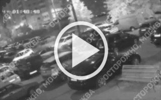 Момент уничтожения беспилотника, который ночью атаковал Одинцово, попал на камеру.