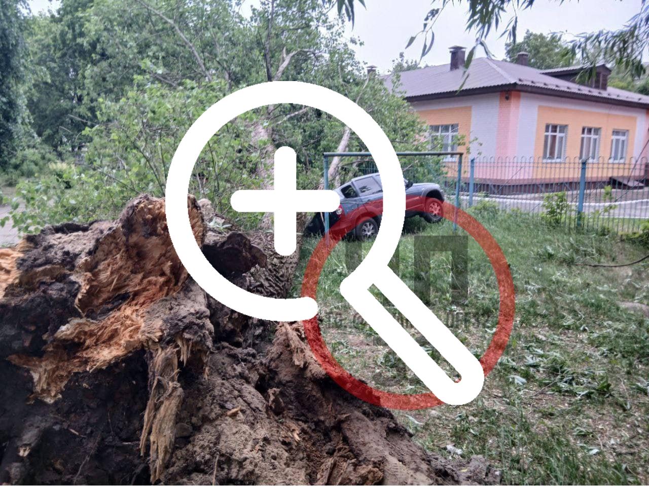 Последствия сильного ветра. Улица Володарского 🇷🇺...