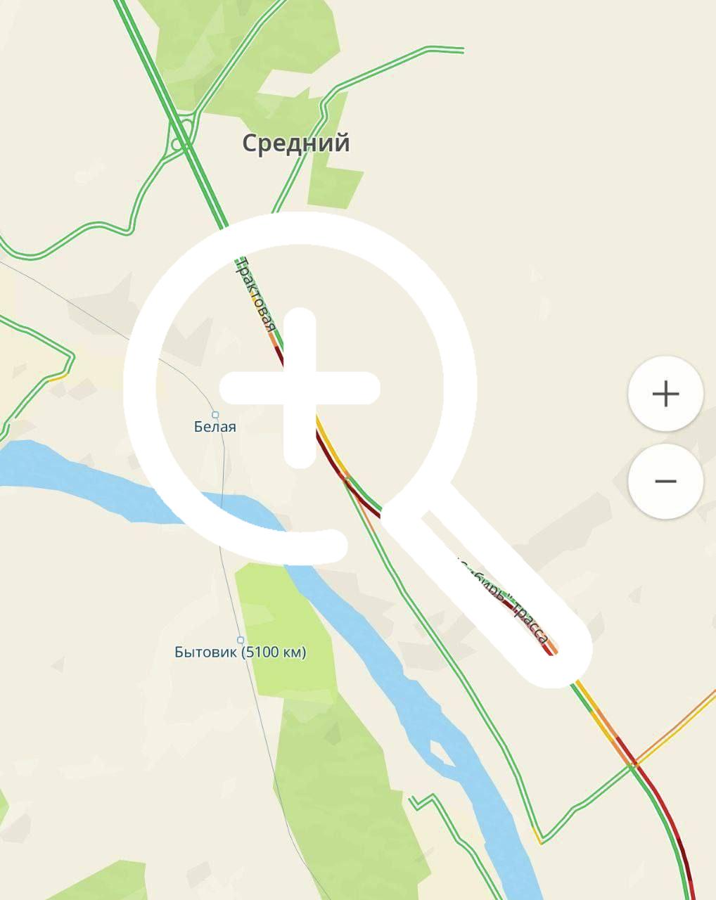 Полиция оцепила трассу в районе Среднего, где произошла...