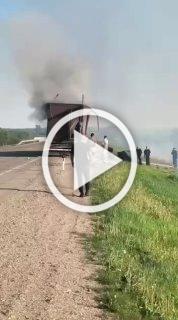 В Амурской области одна из фур с дронами взорвалась возле...