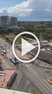 Озеро из кипятка образовалось у метро «Молодёжная» в Москве