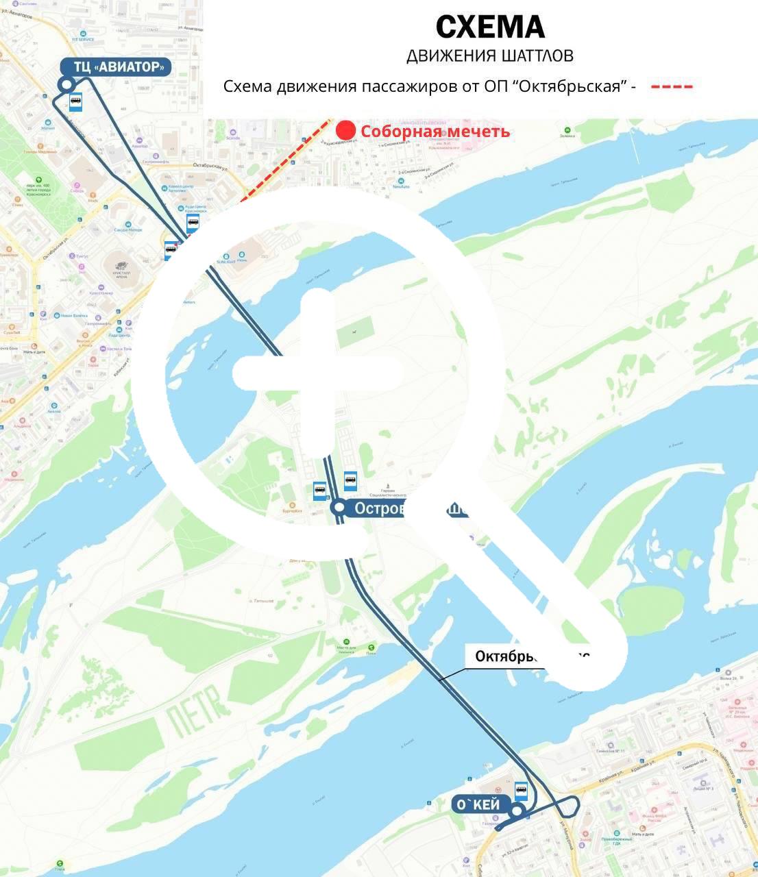 На Курбан-байрам до мечети запустят бесплатные шаттлы и местами ограничат движение