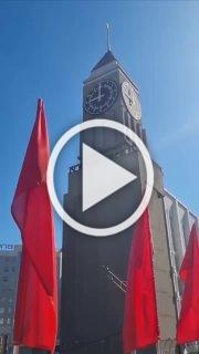 Гимн Красноярска будет звучать на красноярских часах три...