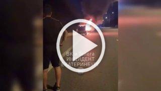 Сегодня на в Екатеринбурге на Кольцовском тракте горел...