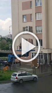 Доставка по-Кузбасски случилась в одном из дворов...