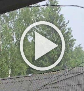 Клинцы и Почеп град с дождем. Ждем в Брянске. 🇷🇺...