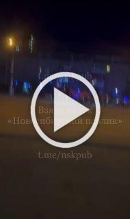 Вот такой масштабный велопробег заметили сегодня ночью на...