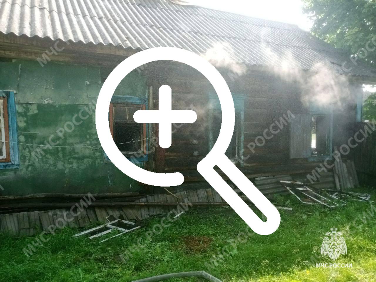Сегодня утром пожар унес жизни двух человек в климовском...
