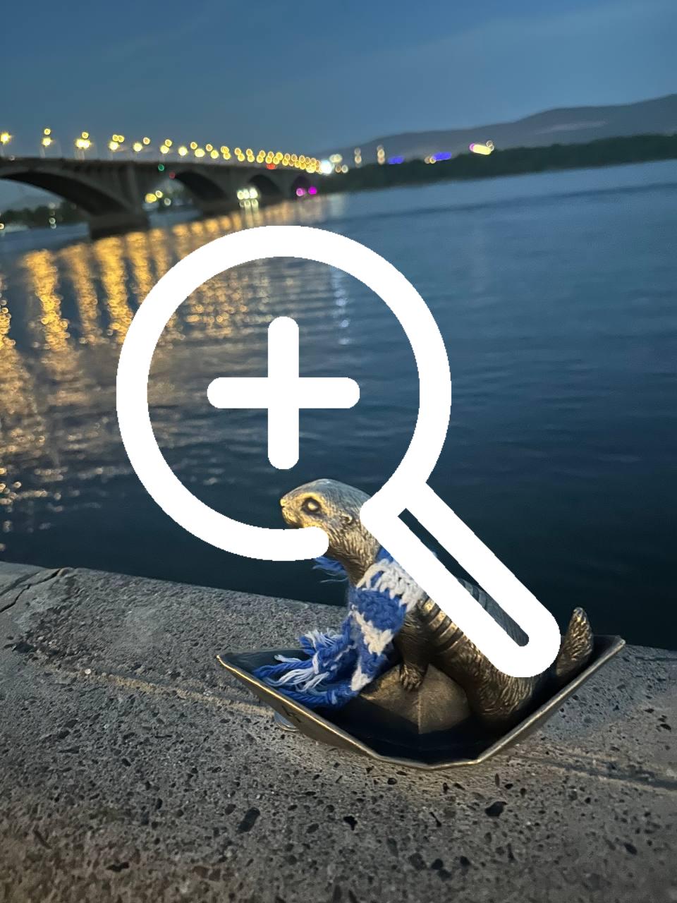 Красноярцы оставляют монеты около суслика рядом с...
