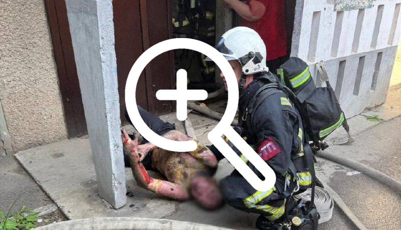 В Красноярске пожарный МЧС реанимировал пострадавшего. На...