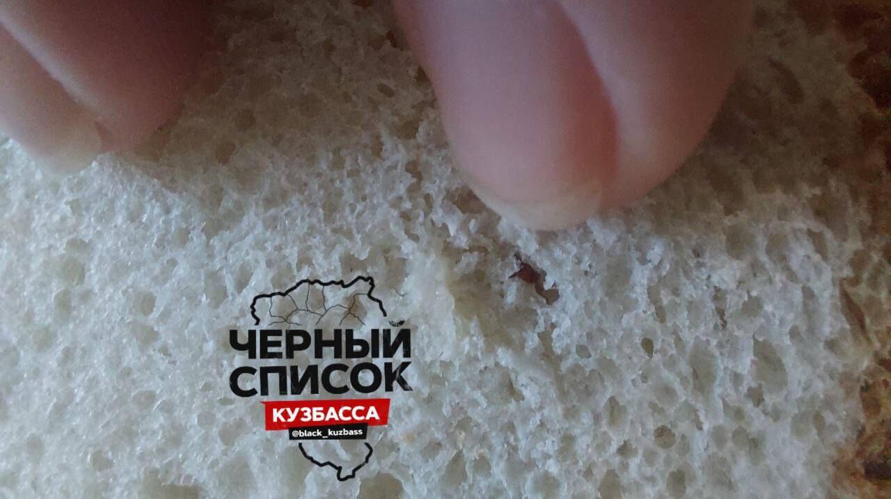 Кемеровчанин купил в магазине свежий батон с жуками