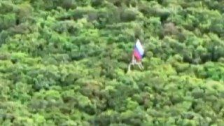 установили флаг РФ в Херсоне.