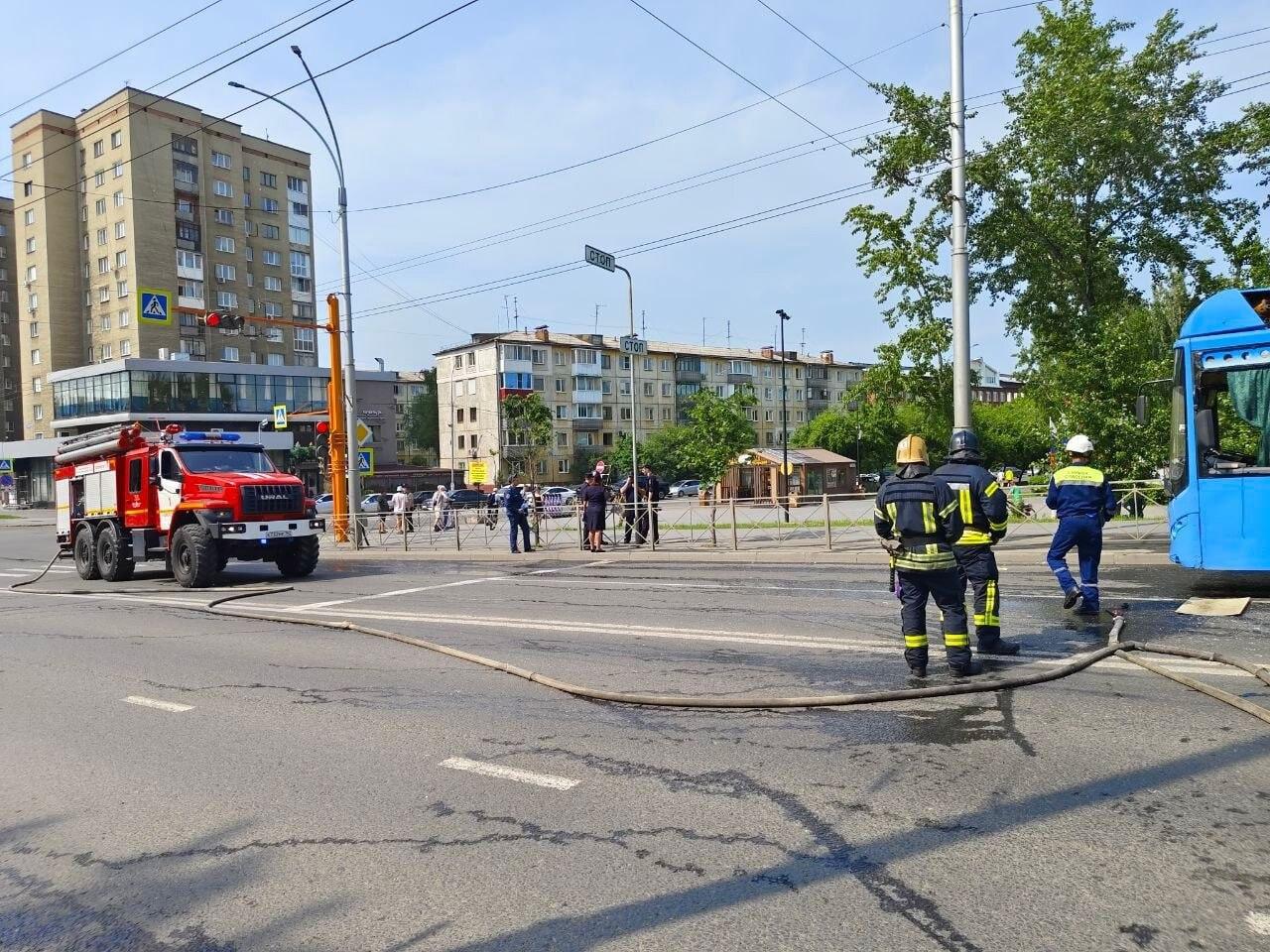 Три человека пострадали при взрыве газа в автобусе в Кемерове